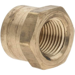 Parker - 1/8 Female Thread, Brass Industrial Pipe End Cap - FNPTF, 1,000 psi - Eagle Tool & Supply