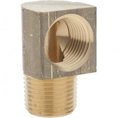 Value Collection - Brass & Chrome Pipe Fittings Type: 90 Street Elbow Fitting Size: 3/8 x 3/8 - Eagle Tool & Supply