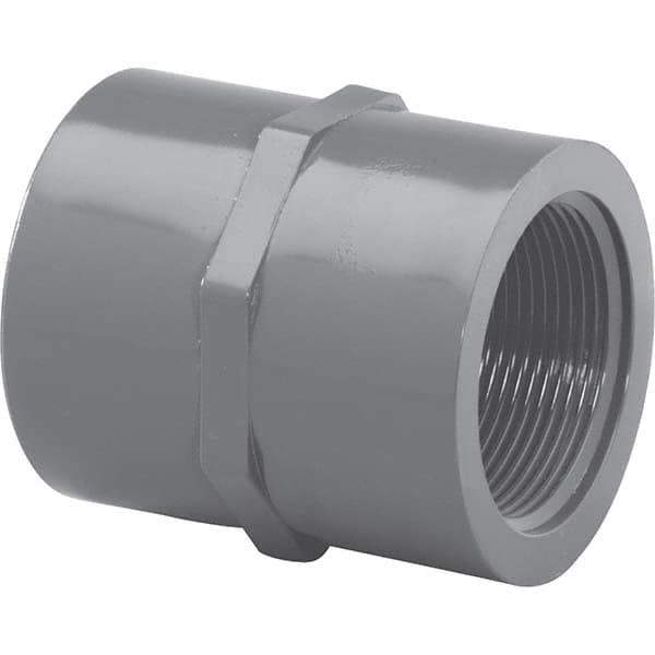 Value Collection - 1-1/2" PVC Plastic Pipe Female Adapter - Slip x FIPT End Connections - Eagle Tool & Supply