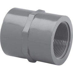 Value Collection - 1-1/2" PVC Plastic Pipe Female Adapter - Slip x FIPT End Connections - Eagle Tool & Supply