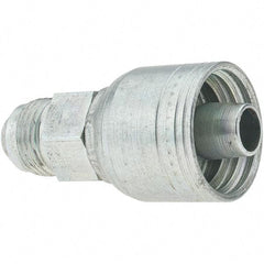 Value Collection - 3/4-16 JIC Steel Hydraulic Hose Adapter - -8 Hose Size, 1/2" Hose Diam, Series TTC - Eagle Tool & Supply