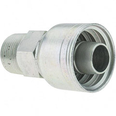 Value Collection - 3/4-14 NPT Steel Hydraulic Hose Male Hose End - -12 Hose Size, 3/4" Hose Diam, Series TTC - Eagle Tool & Supply