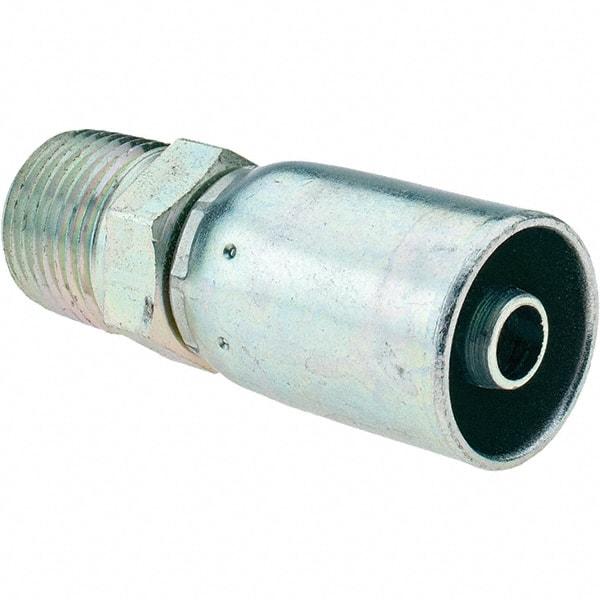 Value Collection - Hydraulic Hose MPT Fitting - -5 Hose Size, 5/16" Hose Diam - Eagle Tool & Supply