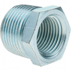 Value Collection - Class 150, 3/4 x 1/2" Galvanized Pipe Hex Bushing - Threaded, Malleable Iron - Eagle Tool & Supply