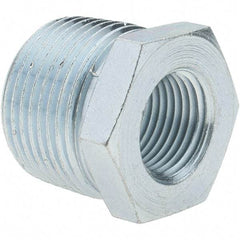 Value Collection - Class 150, 3/4 x 3/8" Galvanized Pipe Hex Bushing - Threaded, Malleable Iron - Eagle Tool & Supply