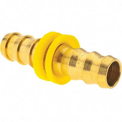 Value Collection - 5/8" ID 5/8 Barbed Push On Hose Splicer - Brass - Eagle Tool & Supply