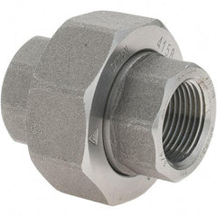 Value Collection - Size 3/4", Class 3,000, Forged Carbon Steel Black Pipe Union - NPT End Connection - Eagle Tool & Supply