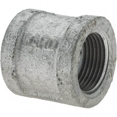 Value Collection - Class 150, 1" Galvanized Pipe Coupling (Right Hand) - Threaded, Malleable Iron - Eagle Tool & Supply