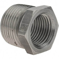 Value Collection - Size 3/4 x 1/2", Class 150, Steel Black Pipe Hex Bushing - 150 psi, Threaded End Connection - Eagle Tool & Supply