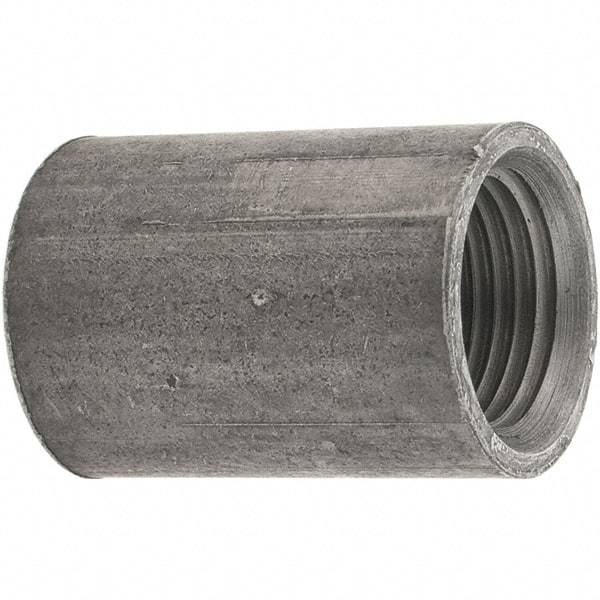 Value Collection - Size 1/2", Class 150, Malleable Iron Black Pipe Coupling - 150 psi, Threaded End Connection - Eagle Tool & Supply