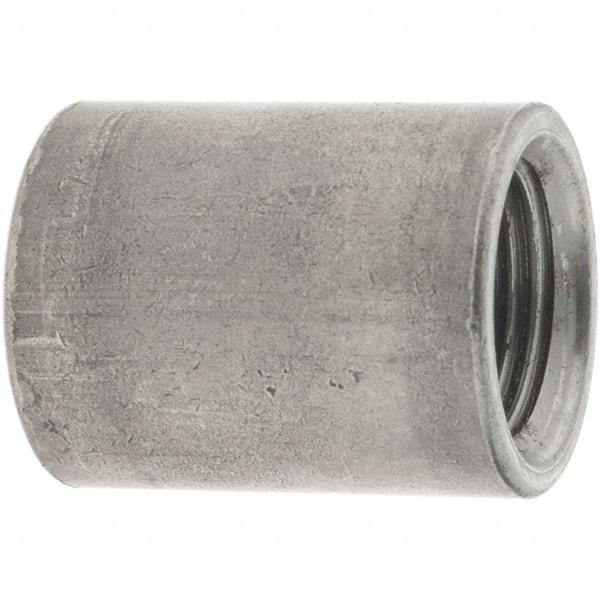 Value Collection - Size 3/8", Class 150, Malleable Iron Black Pipe Coupling - 150 psi, Threaded End Connection - Eagle Tool & Supply