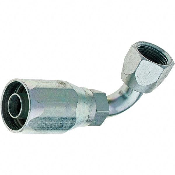 Value Collection - 3/4-16 Female SAE, Reusable Hose Female Swivel Fitting - 1/2" Hose ID - Eagle Tool & Supply