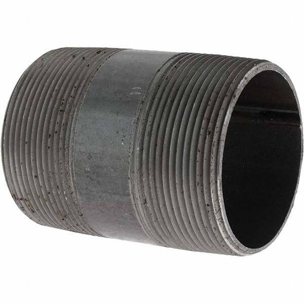 Value Collection - Schedule 40, 3" Diam x 4-1/2" Long Pipe Nipple - Threaded - Eagle Tool & Supply