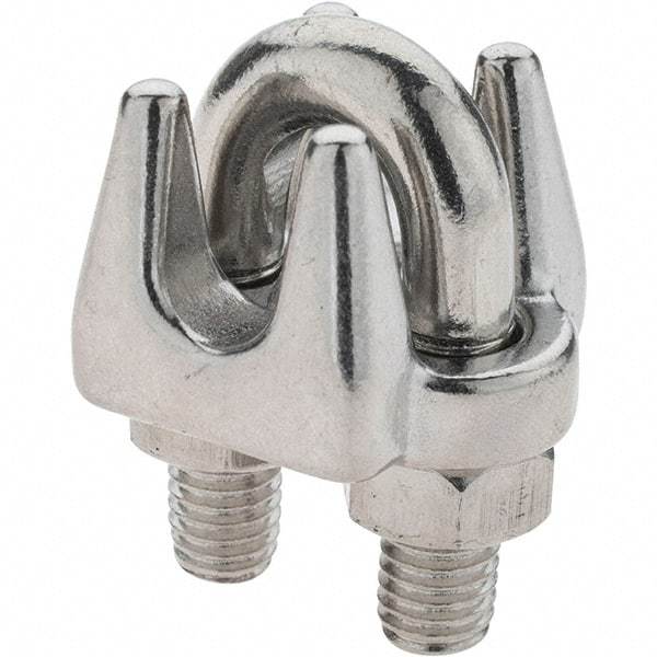 Value Collection - 5/16" Wire Rope Clips - Stainless Steel - Eagle Tool & Supply