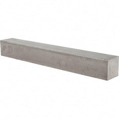 Value Collection - 12" Long x 1-1/2" High x 1-1/2" Wide, Plain Steel Oversized Key Stock - Cold Drawn Steel - Eagle Tool & Supply