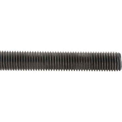 Value Collection - M20x2.5 1m Long, Steel Metric Threaded Rod - Zinc-Plated Finish - Eagle Tool & Supply