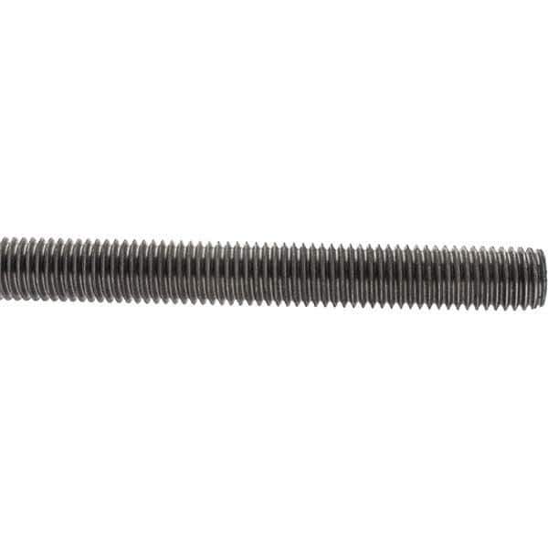 Value Collection - M14x2 1m Long, Steel Metric Threaded Rod - Zinc-Plated Finish - Eagle Tool & Supply