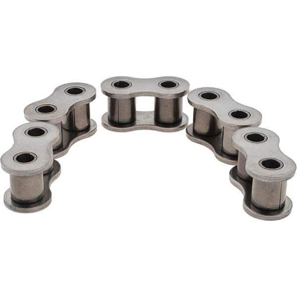 Value Collection - ANSI 60, Roller Chain Link - For Use with Stainless Steel Single Strand Chain - Eagle Tool & Supply