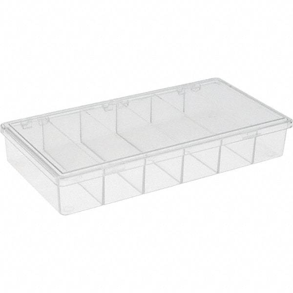 Value Collection - 8-1/4" Wide x 1-3/8" High x 4-1/4" Deep, Small Parts Storage Box - Plastic Frame - Eagle Tool & Supply