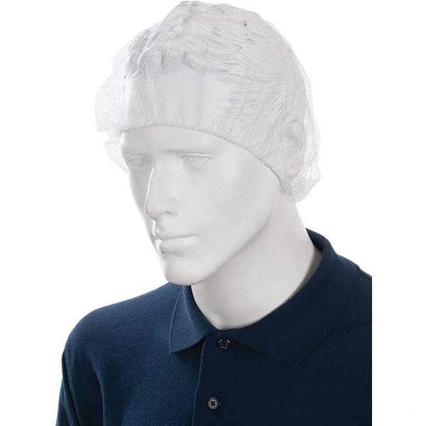 Value Collection - Disposable Beard Covers, Bouffants & Hairnets Type: Hairnet Material: Nylon - Eagle Tool & Supply
