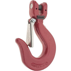 Value Collection - 1/2" Chain Diam, 100 Chain Grade Clevis Hook - 15,000 Lb Capacity, 1-11/16" ID, 3/4" Pin Diam, 2" Hook Throat, 6-1/8" OAL - Eagle Tool & Supply