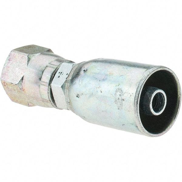 Value Collection - Female JIC Steel Hydraulic Hose Swivel - -5 Hose Size, 5/16" Hose Diam - Eagle Tool & Supply