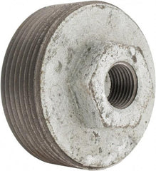 Value Collection - Class 150, 2-1/2 x 1/2" Galvanized Pipe Hex Bushing - Threaded, Malleable Iron - Eagle Tool & Supply