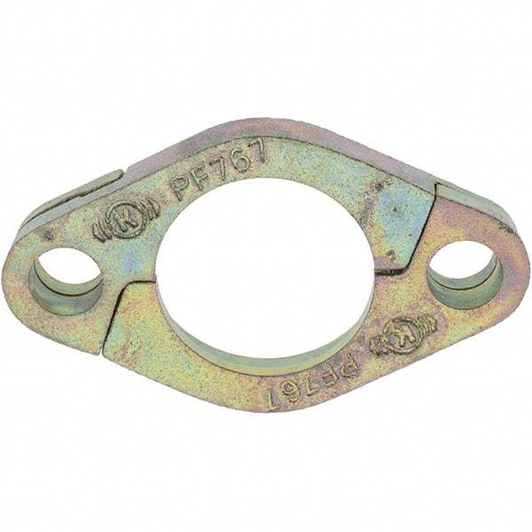 Value Collection - 1-1/4 Pipe Thread Railroad Pneumatic Hose Flange - Railroad Interchange - Eagle Tool & Supply