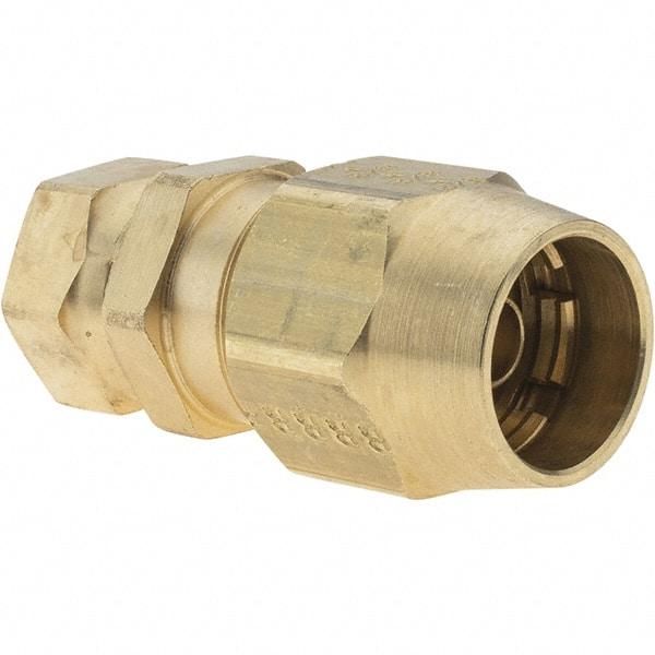 Parker - 3/4-20 Straight Thread, Reusable Hose Female Swivel Fitting - 3/8" Hose ID - Eagle Tool & Supply