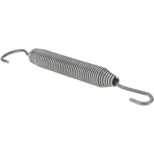 Value Collection - 17/32" OD, Steel Extension Spring - 5-1/4" Free Length - Eagle Tool & Supply