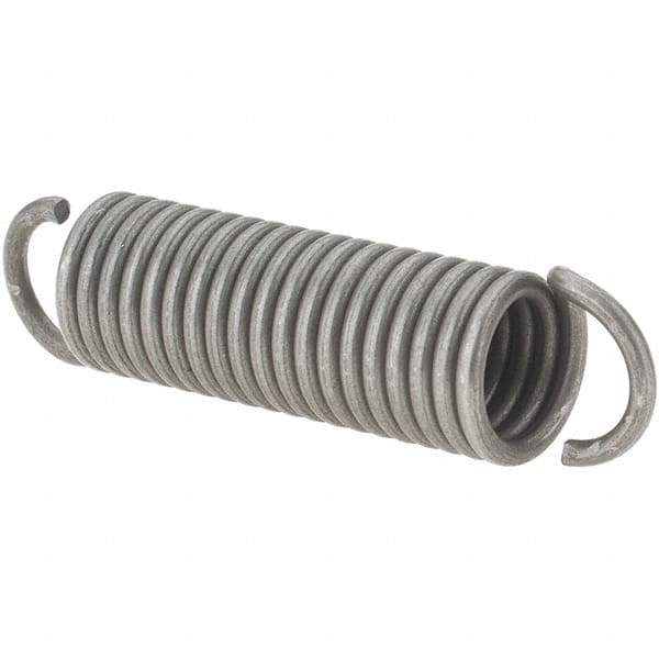 Value Collection - 11/32" OD, Steel Extension Spring - 15 Lb/In Rating - Eagle Tool & Supply