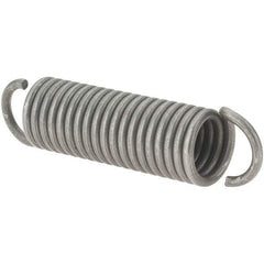 Value Collection - 11/32" OD, Steel Extension Spring - 15 Lb/In Rating - Eagle Tool & Supply