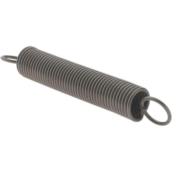 Value Collection - 3/8" OD, Steel Extension Spring - 2.1 Lb/In Rating - Eagle Tool & Supply