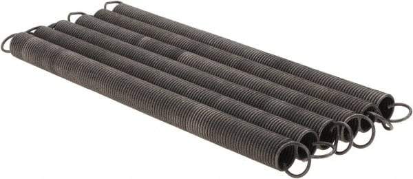 Value Collection - 7/16" OD, Steel Extension Spring - 1.1 Lb/In Rating - Eagle Tool & Supply