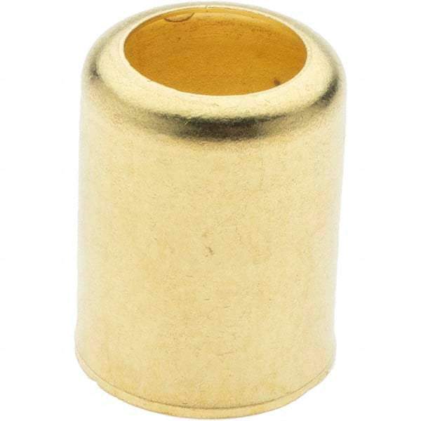 Value Collection - 0.7" ID Hose Ferrule - Brass, 0.968" Long - Eagle Tool & Supply