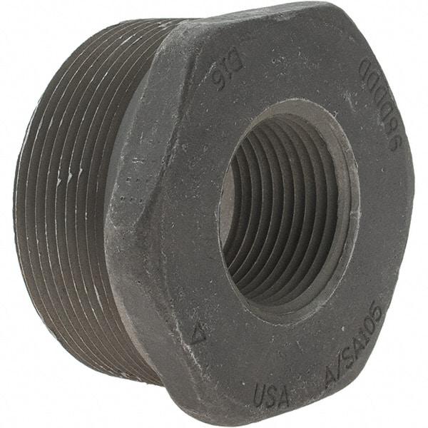 Value Collection - Size 1-1/4 x 2", Steel Pipe Hex Bushing - Threaded (NPT) End Connection - Eagle Tool & Supply