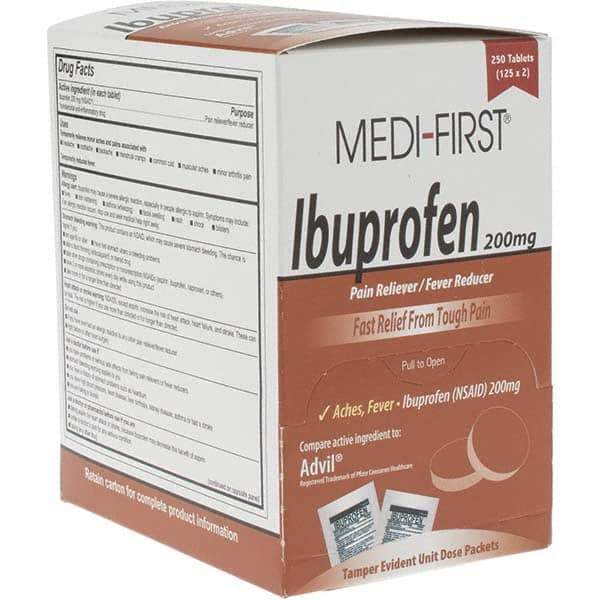 Value Collection - Ibuprofen Tablets - Headache & Pain Relief - Eagle Tool & Supply