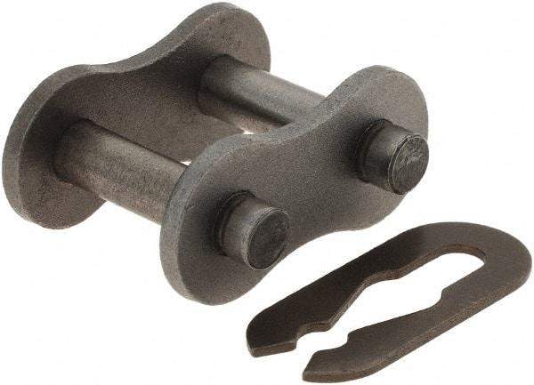 Value Collection - ANSI 40, Spring Type Roller Chain Connecting Link - For Use with Single Strand Chain - Eagle Tool & Supply
