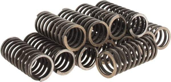 Value Collection - 1-1/64" OD, 0.12" Wire, Compression Spring - 56 Lb Spring Rating, Spring Steel - Eagle Tool & Supply
