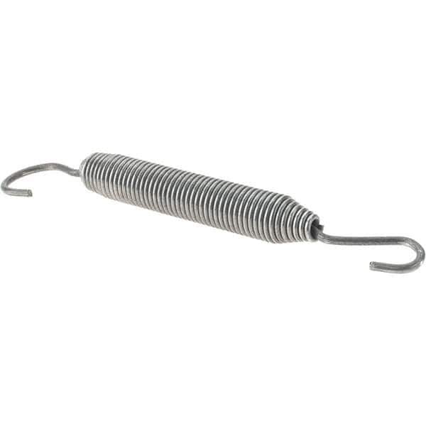 Value Collection - 17/32" OD, Steel Extension Spring - 5 Lb/In Rating - Eagle Tool & Supply