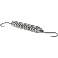 Value Collection - 17/32" OD, Steel Extension Spring - 5 Lb/In Rating - Eagle Tool & Supply