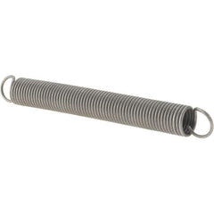 Value Collection - 3/8" OD, Steel Extension Spring - 1.9 Lb/In Rating - Eagle Tool & Supply