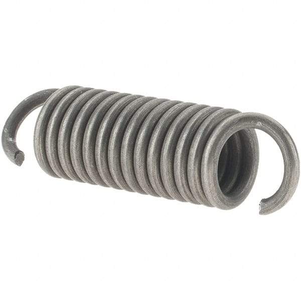 Value Collection - 1/2" OD, Steel Extension Spring - 64 Lb/In Rating - Eagle Tool & Supply