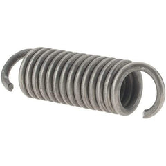 Value Collection - 1/2" OD, Steel Extension Spring - 64 Lb/In Rating - Eagle Tool & Supply