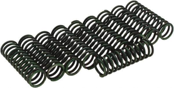 Value Collection - 15/32" OD, 0.055" Wire, 1-15/32" Free Length, Compression Spring - Spring Steel - Eagle Tool & Supply