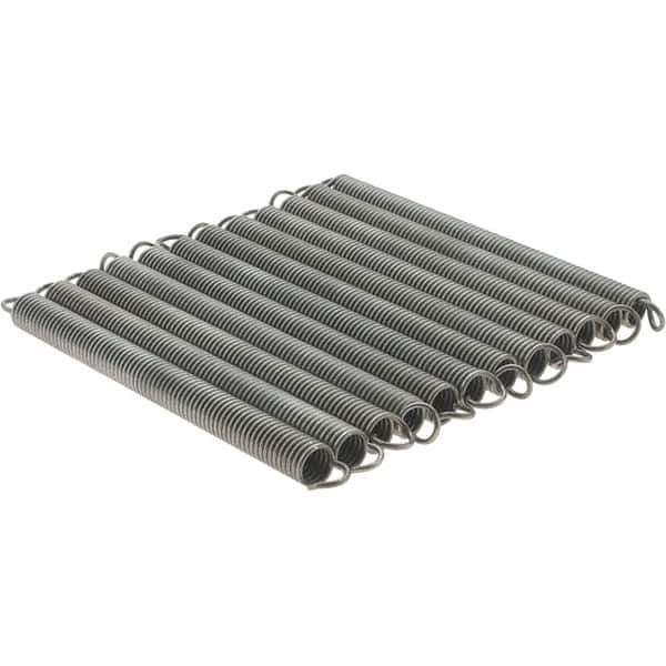 Value Collection - 7/16" OD, Steel Extension Spring - 6.5 Lb/In Rating - Eagle Tool & Supply