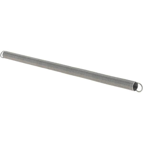 Value Collection - 1/4" OD, Steel Extension Spring - 0.4375 Lb/In Rating - Eagle Tool & Supply