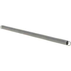 Value Collection - 1/4" OD, Steel Extension Spring - 0.4375 Lb/In Rating - Eagle Tool & Supply