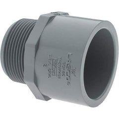 Value Collection - 1-1/2" CPVC Plastic Pipe Male Adapter - MIPT x Slip End Connections - Eagle Tool & Supply