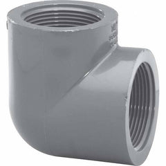 Value Collection - 1-1/2" PVC Plastic Pipe 90° Elbow - FIPT x FIPT End Connections - Eagle Tool & Supply